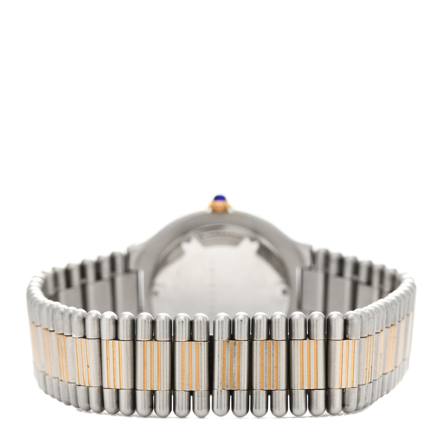 Cartier Stainless Steel 18K Yellow Gold 31mm Must De 21 Quartz Watch 3 of 4
