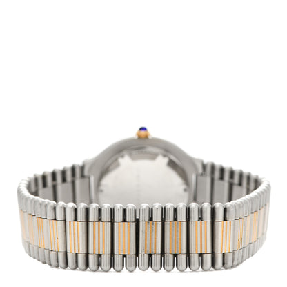 Cartier Stainless Steel 18K Yellow Gold 31mm Must De 21 Quartz Watch 3 of 4