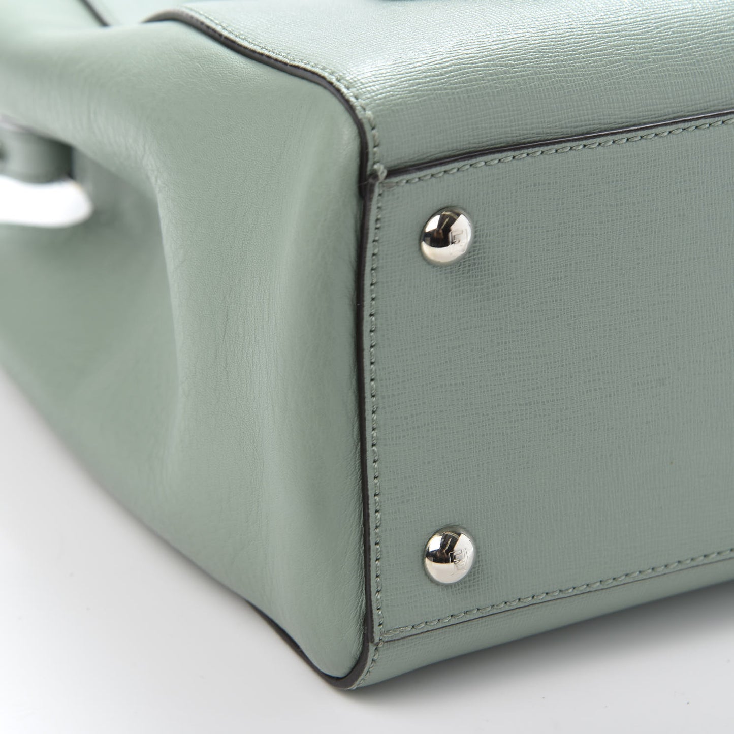 Vitello Elite Flamingo Petite 2Jours Tote Menta