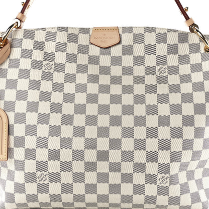 Louis Vuitton Damier Azur Graceful PM Rose Ballerine 10 of 13