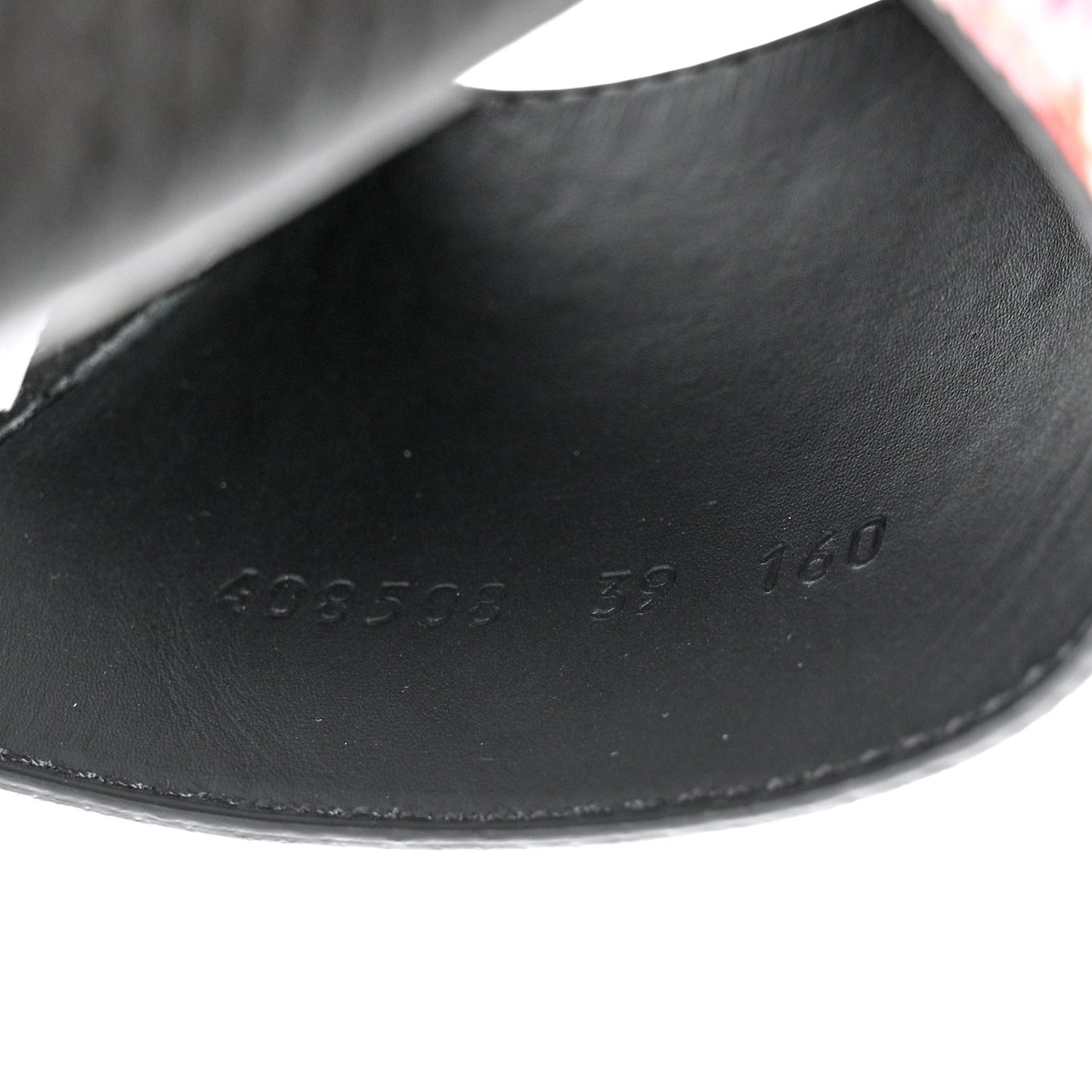 GG Supreme Monogram Blooms Slide Sandals 39 Beige Multicolor