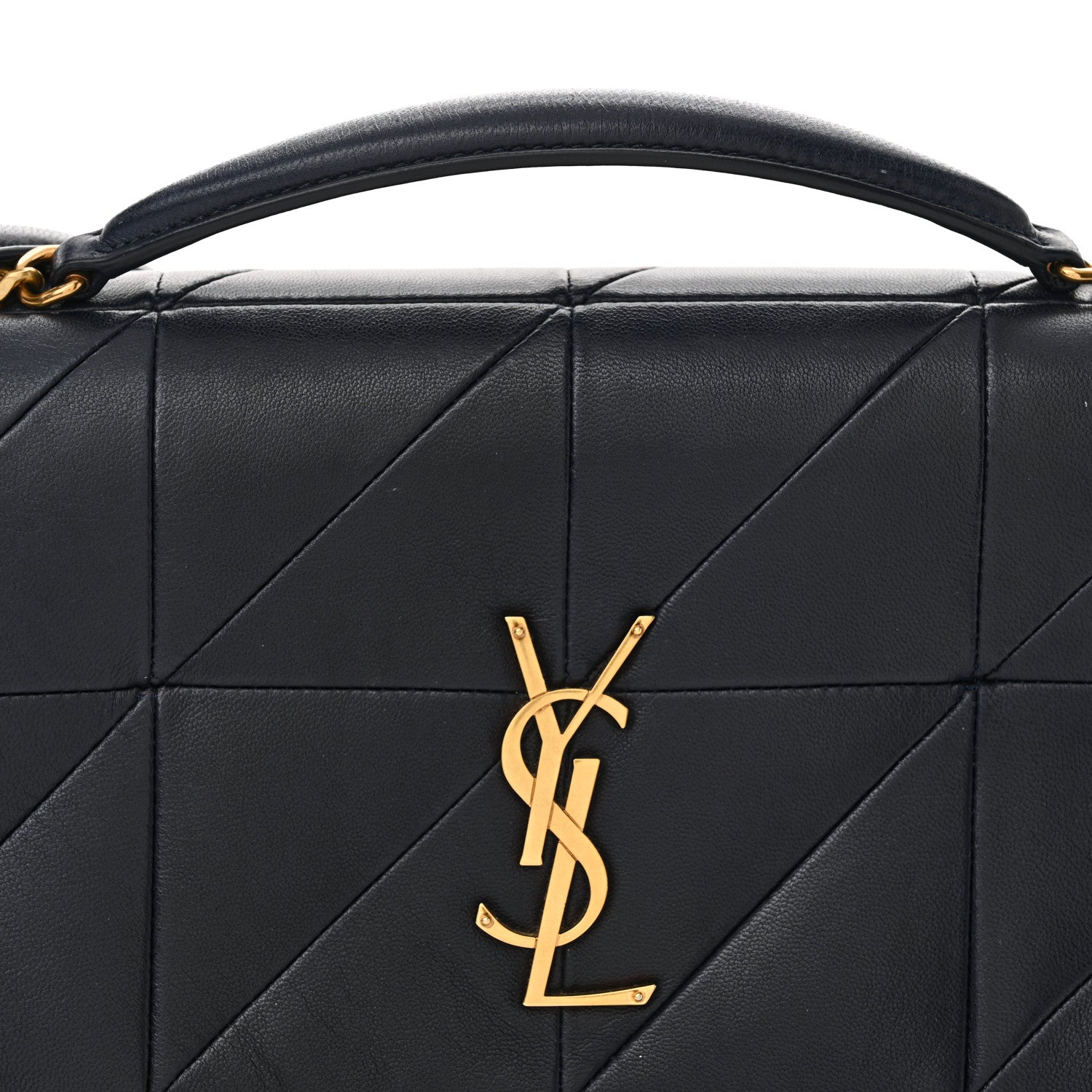 Saint Laurent Lambskin Patchwork Monogram Medium Jamie Dark Notte 8 of 13