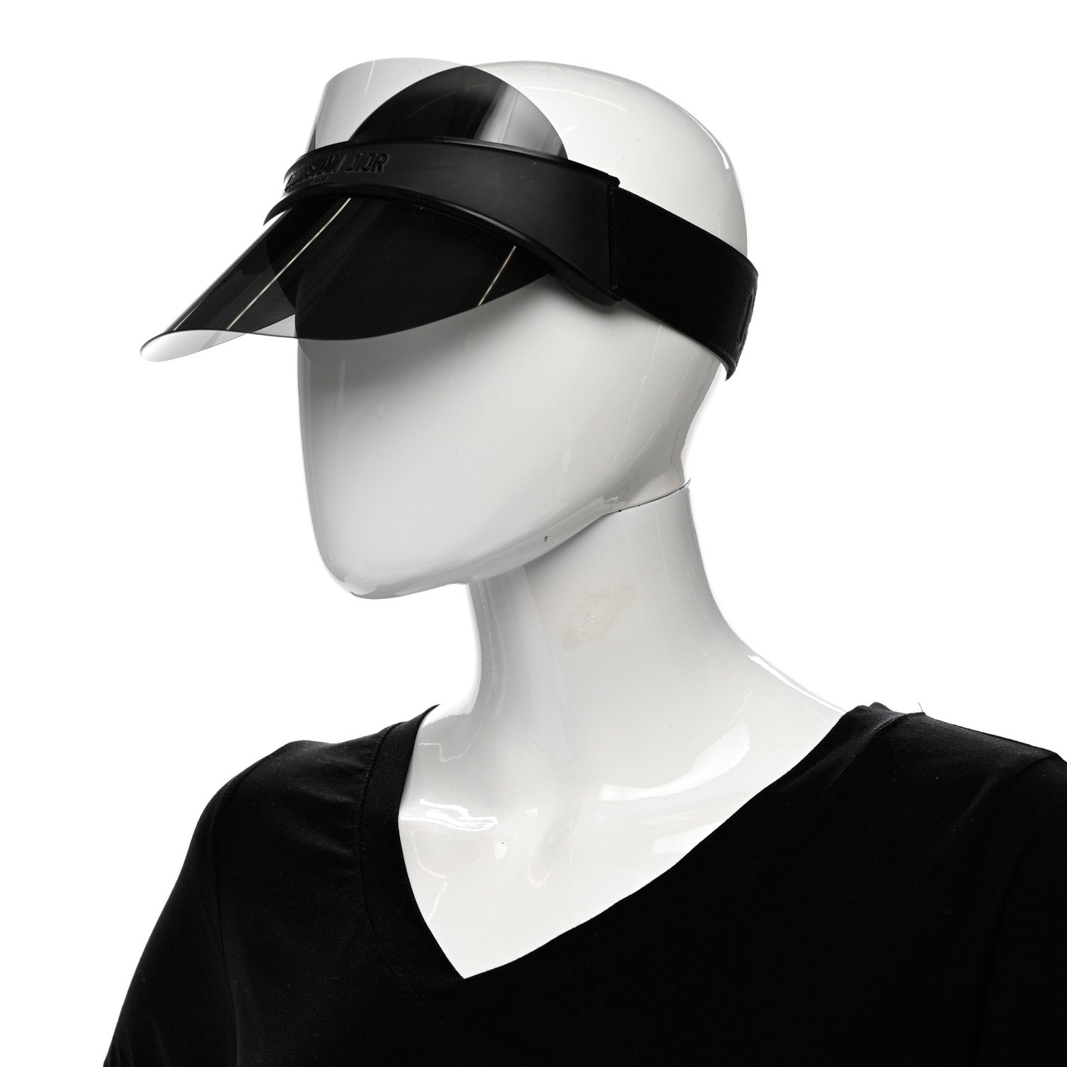 Christian Dior Mirrored DiorClubV1U Sun Visor Black 2 of 9
