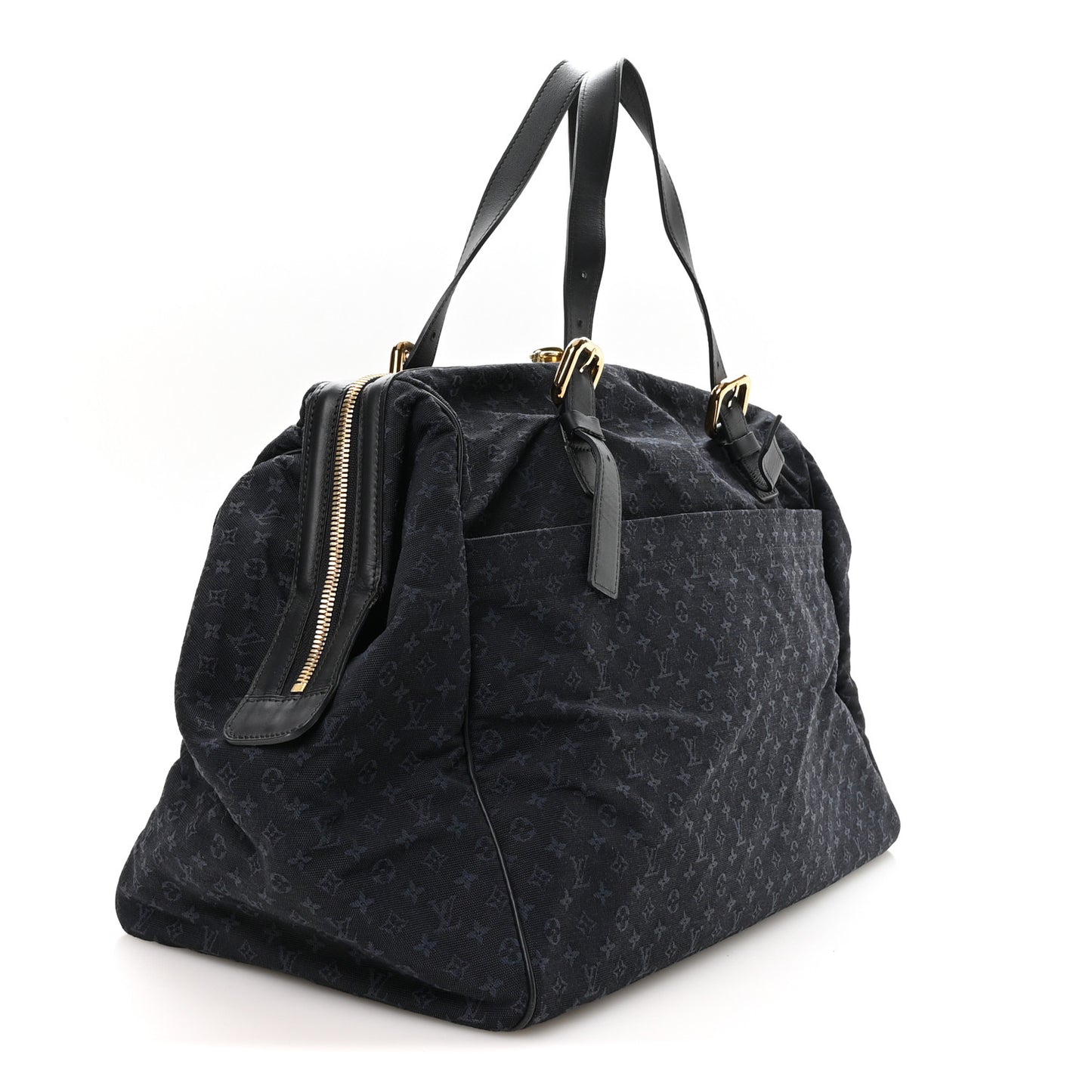Mini Lin Monogram Louise Bag Blue