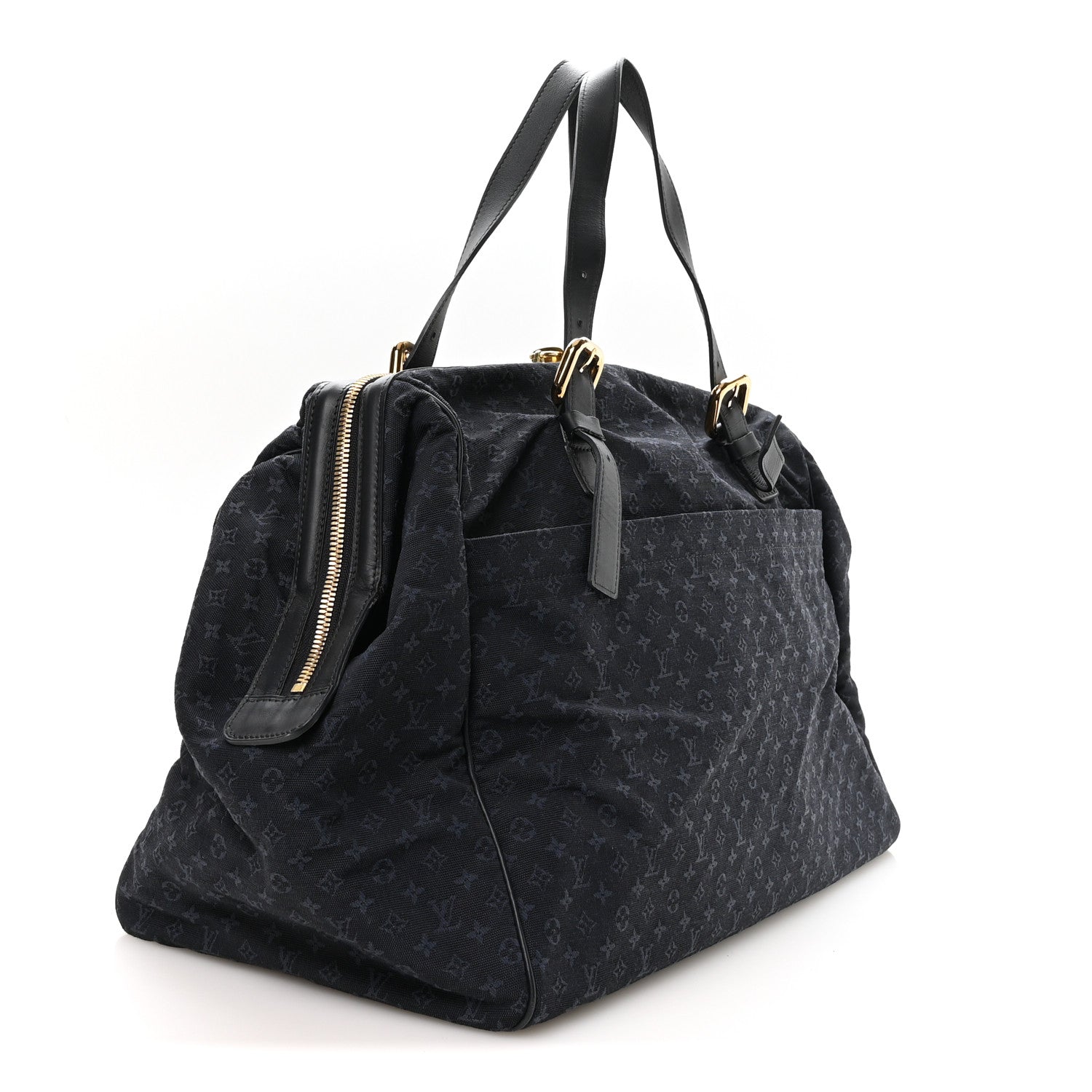 Louis Vuitton Mini Lin Monogram Louise Bag Blue 2 of 8