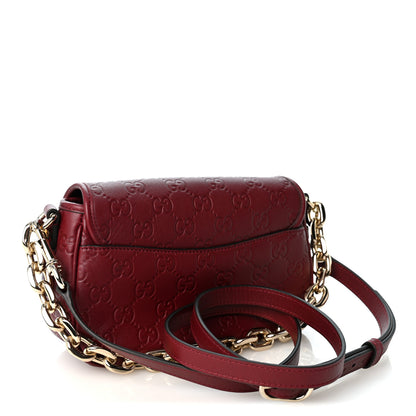 Gucci GG Calfskin Embossed Emblem Arabella Bag Rose Ancora 3 of 10