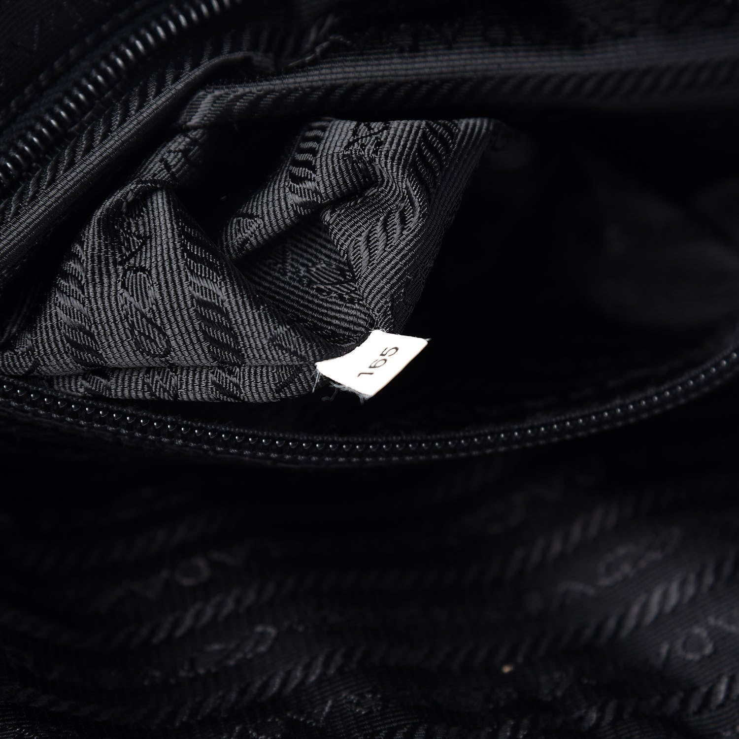 Prada Nylon Vela Messenger Black 7 of 9