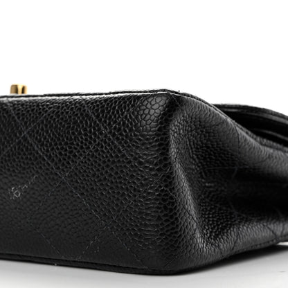 Chanel Caviar Quilted Small Double Flap Black 10 of 14