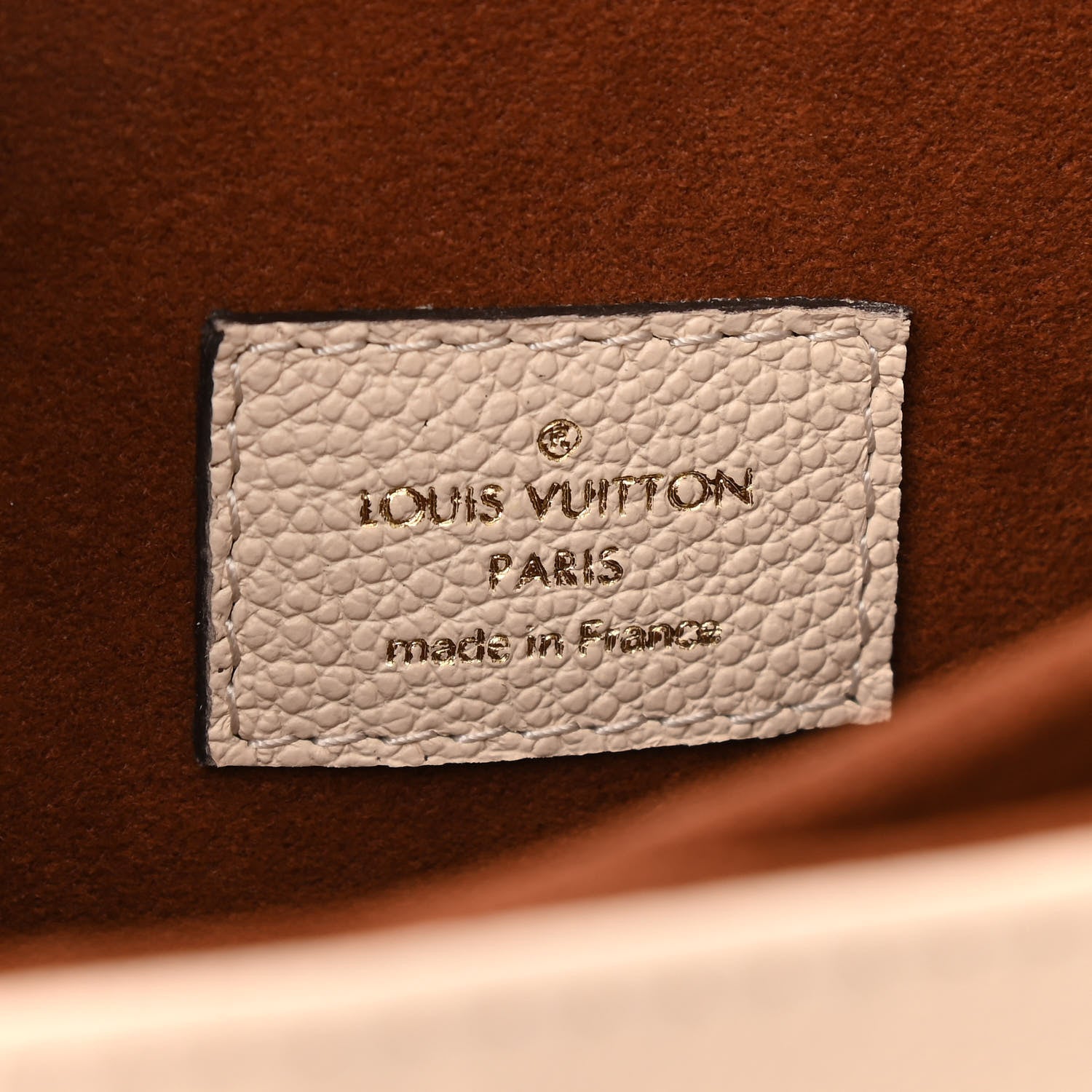 Louis Vuitton Empreinte Braided Pochette Metis Creme Beige Caramel 6 of 10