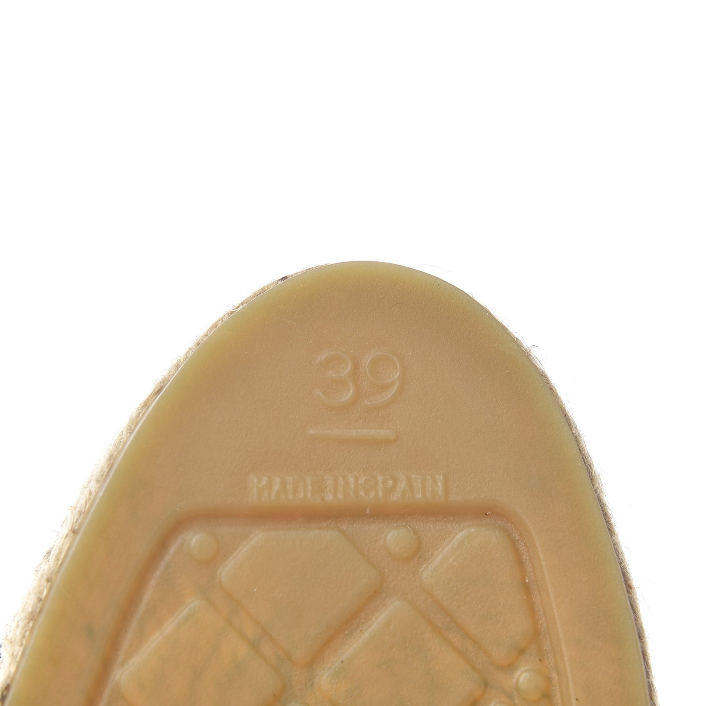 Calfskin Chain CC Espadrilles 39 Black