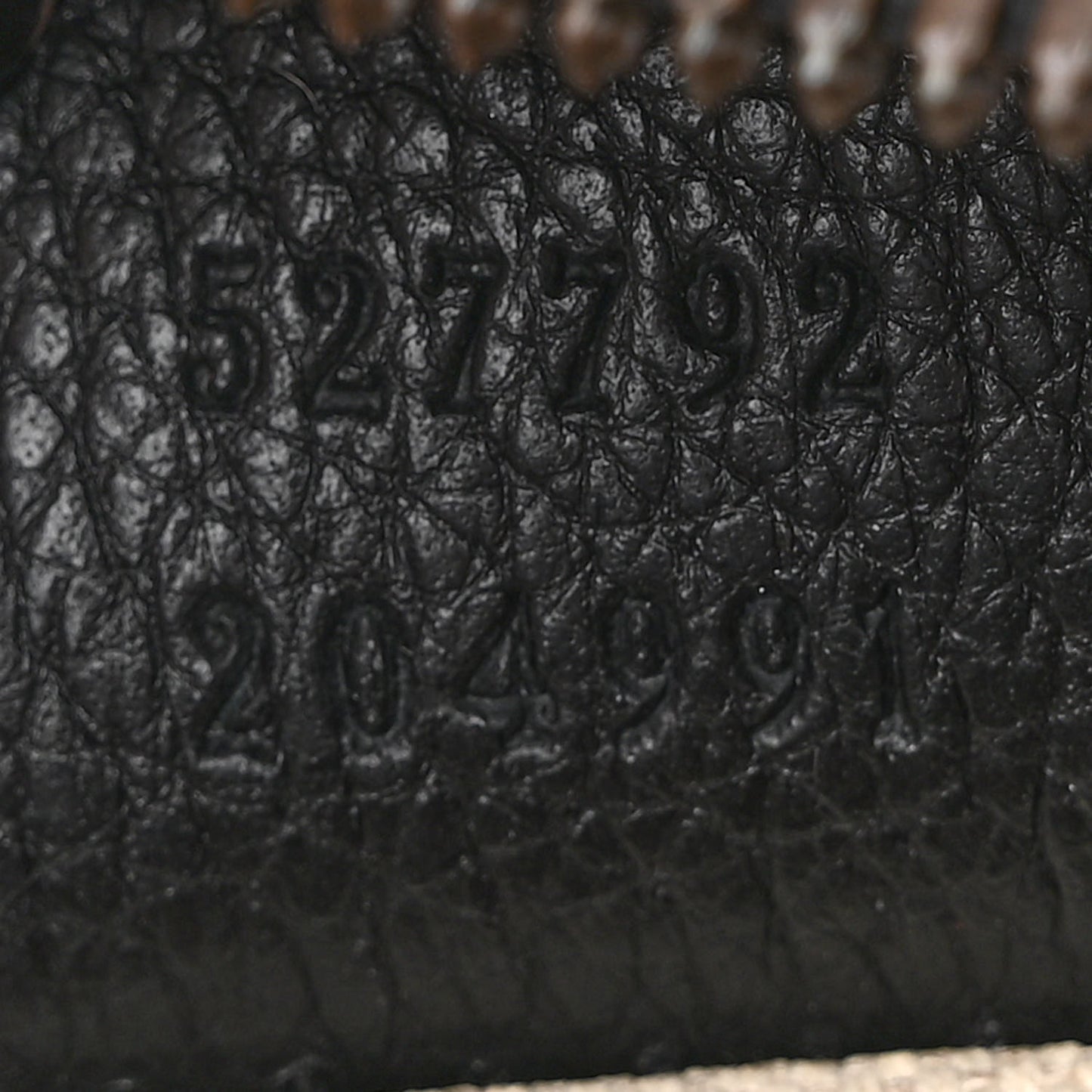 Grained Calfskin Small Logo Belt Bag Black