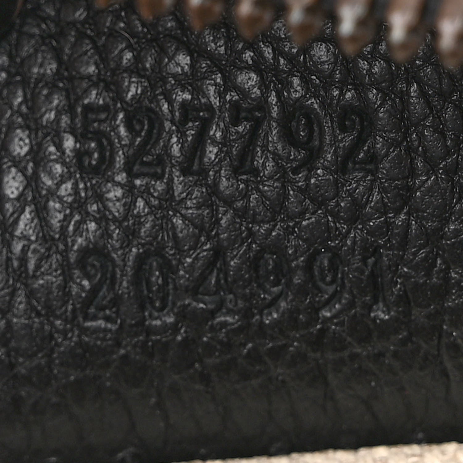 Gucci Grained Calfskin Small Logo Belt Bag Black 6 of 9