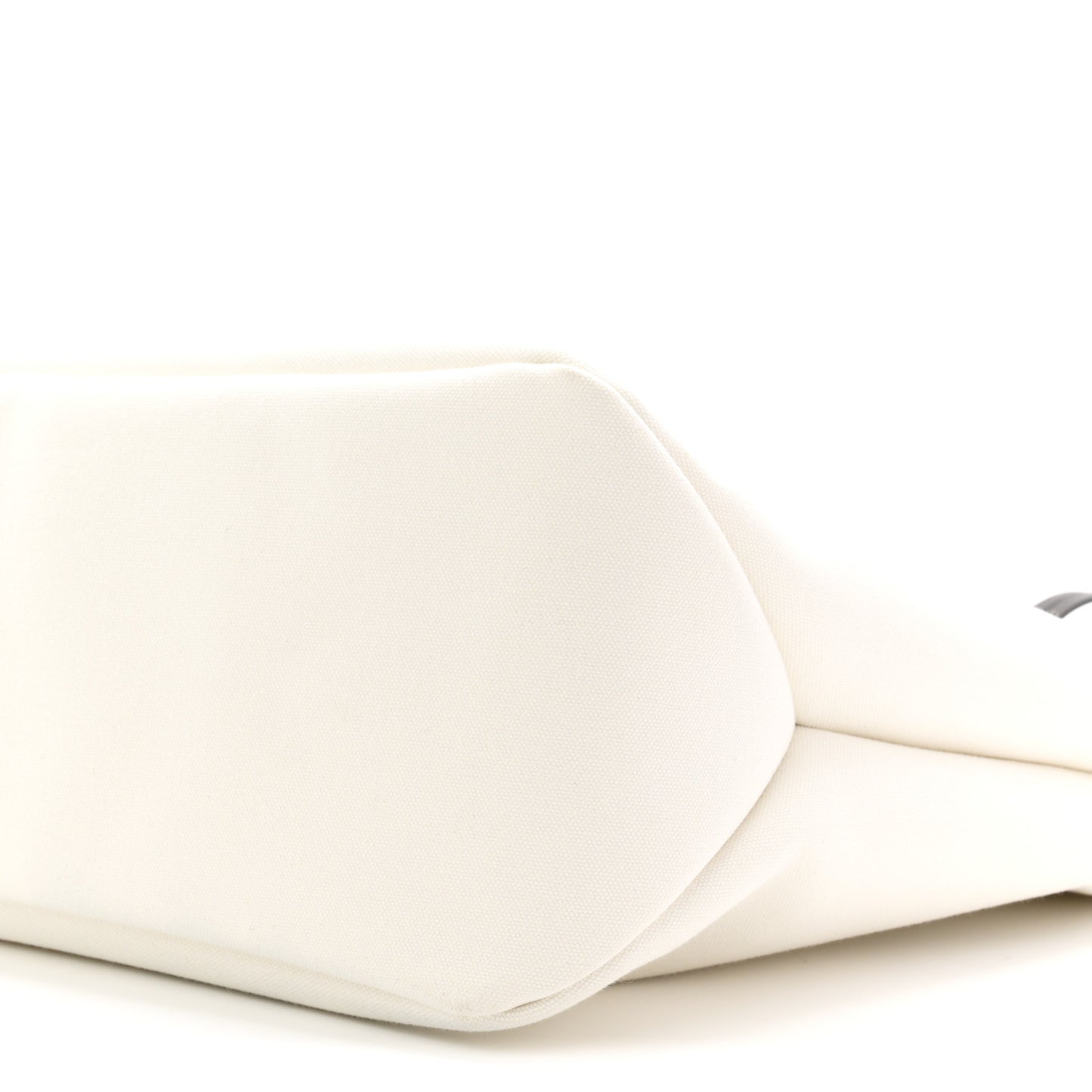 Canvas Racing Logo Tote White