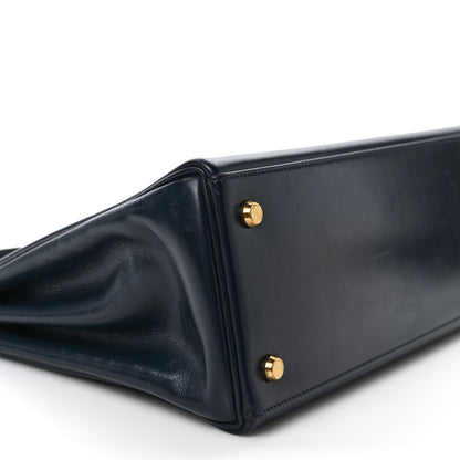 Hermes Box Kelly Retourne 28 Indigo 7 of 12