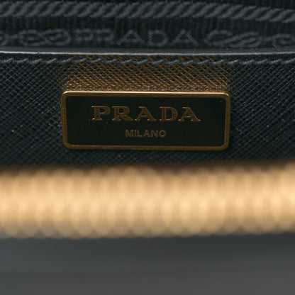 Prada Saffiano Lux Large Galleria Double Zip Tote Black 6 of 12