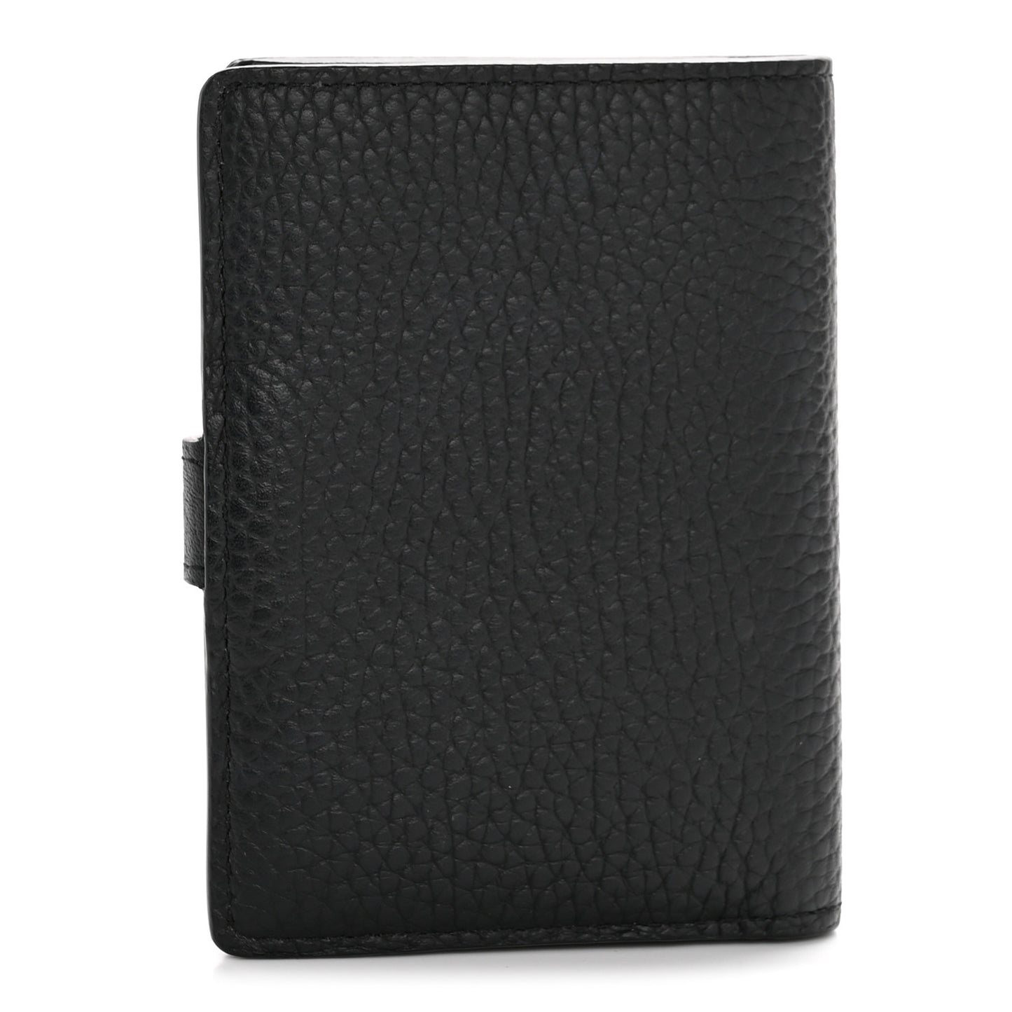 Taurillon Capucines Vertical Card Holder Black Black