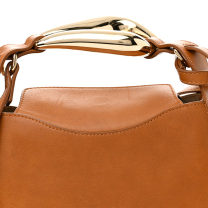 Chloe Grained Calfskin Kiss Bag Small Arizona Brown 8 of 12