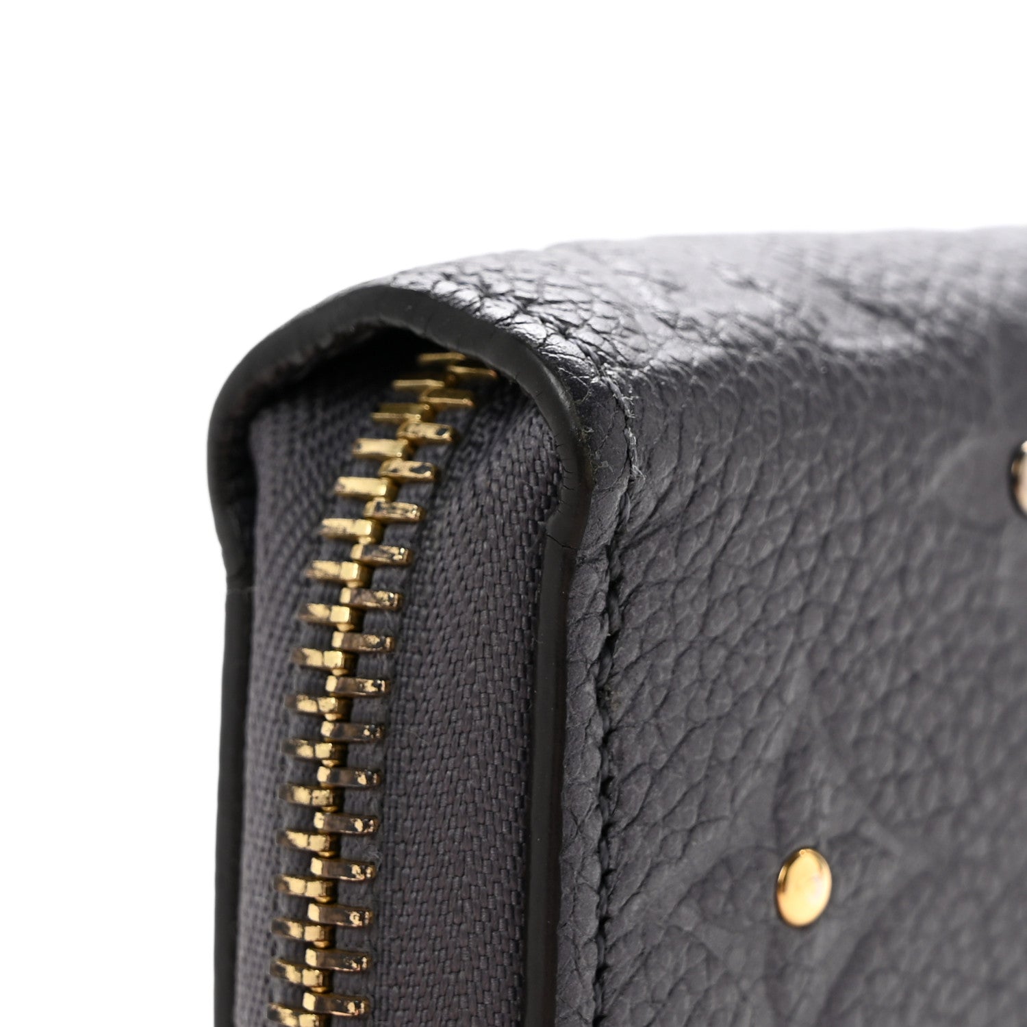 Louis Vuitton Studded Empreinte Zippy Wallet Gris Silver 8 of 10
