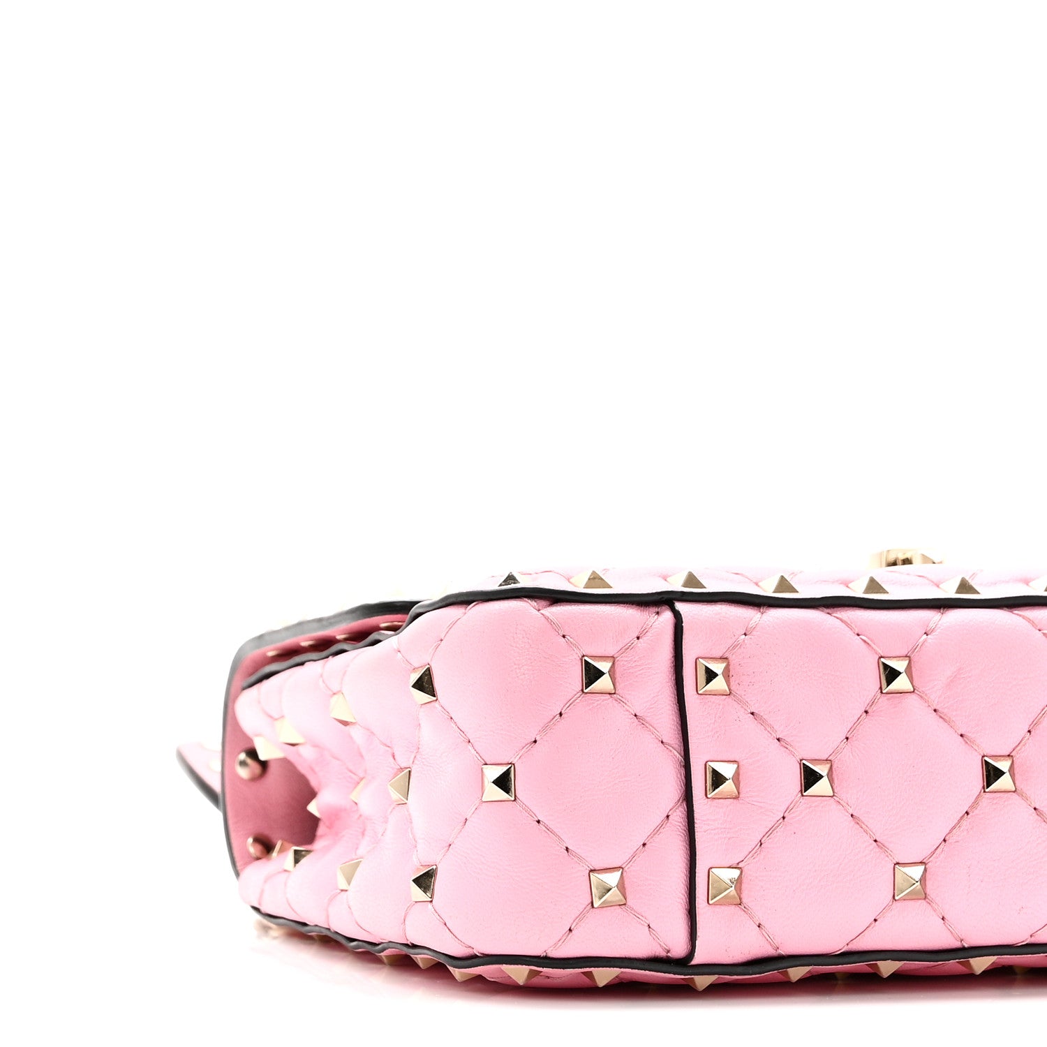 Valentino Garavani Nappa Small Rockstud Spike Shoulder Bag Giacinto 8 of 9