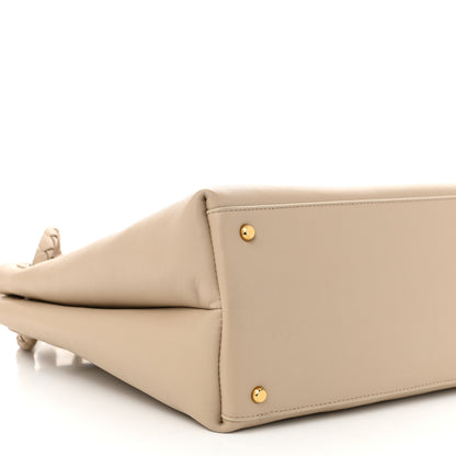 Bottega Veneta Silky Calfskin Medium Ciao Ciao Ecru 9 of 10