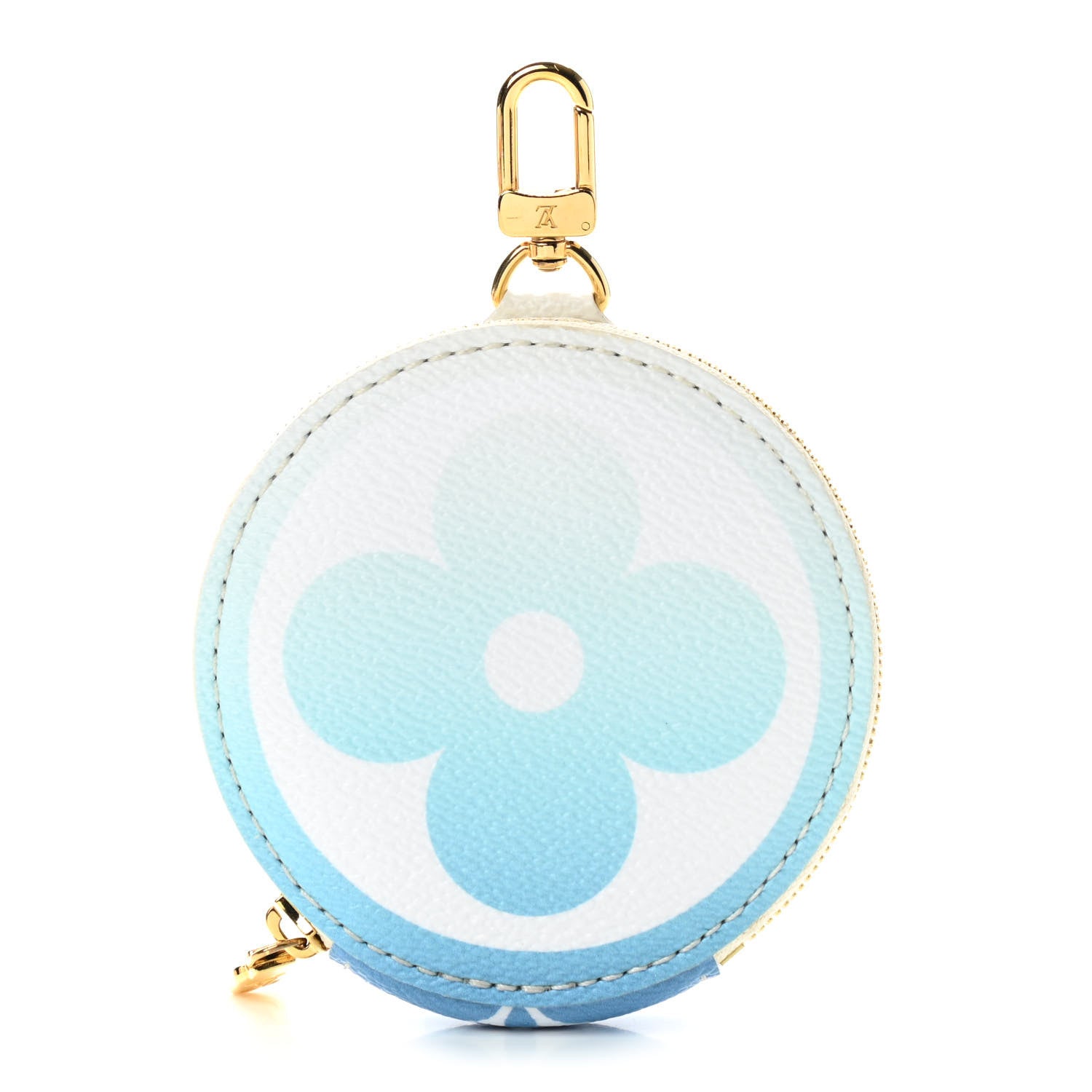 Louis Vuitton Monogram Giant By The Pool Multi Pochette Accessories Round Coin Purse Blue 1 of 7