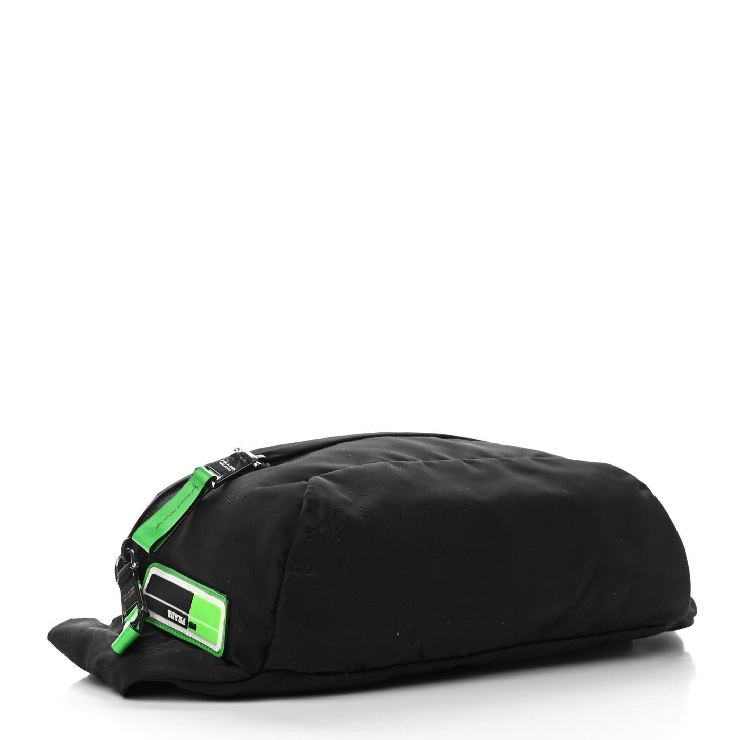 Tessuto Nylon Belt Bag Black Verde