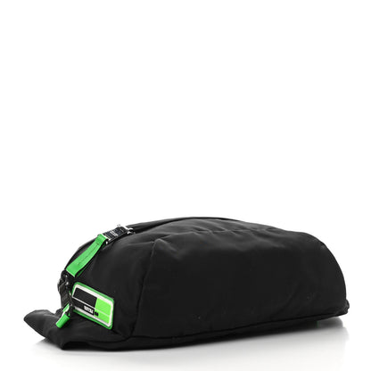 Prada Tessuto Nylon Belt Bag Black Verde 3 of 9