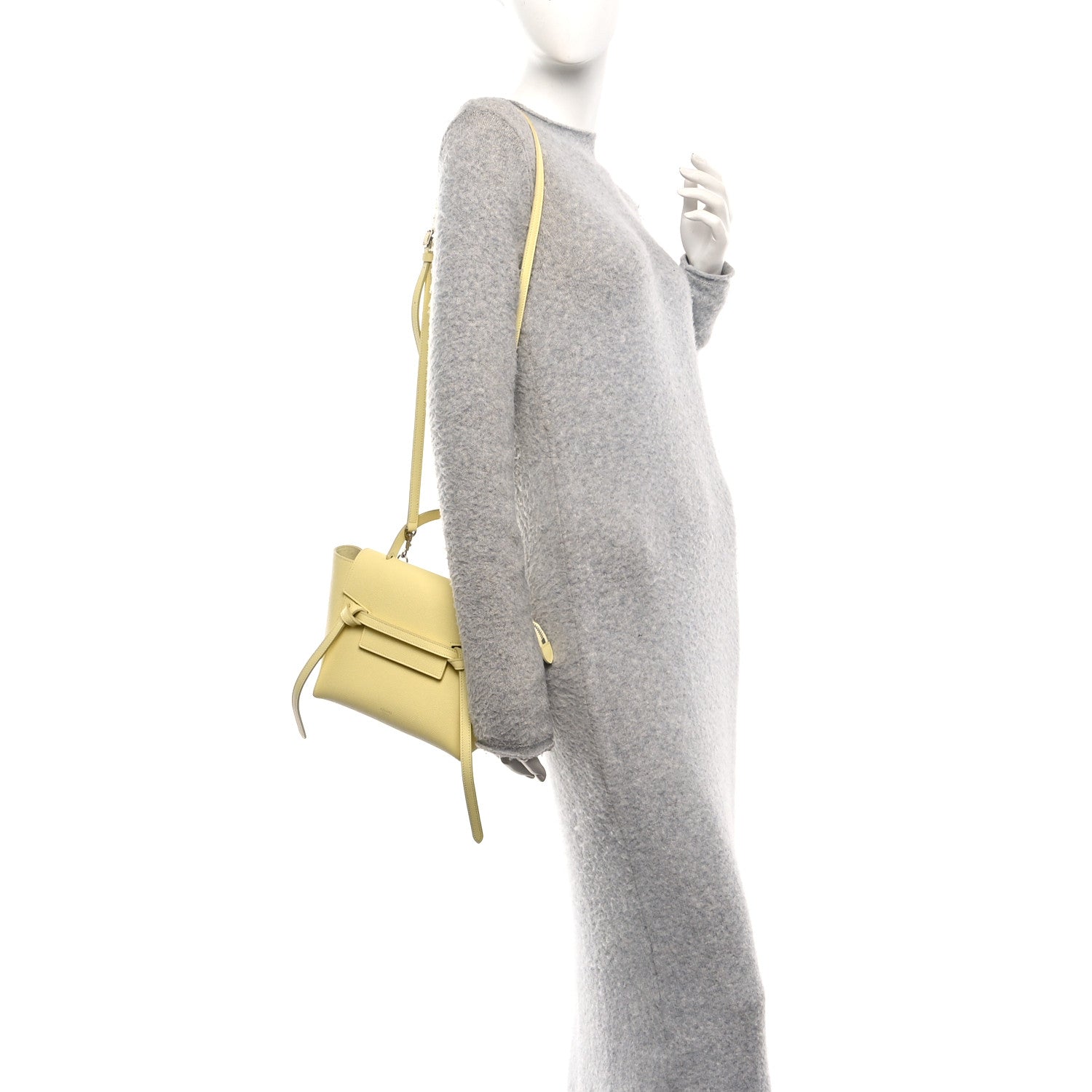 Celine Grained Calfskin Nano Belt Bag Citrus 2 of 11