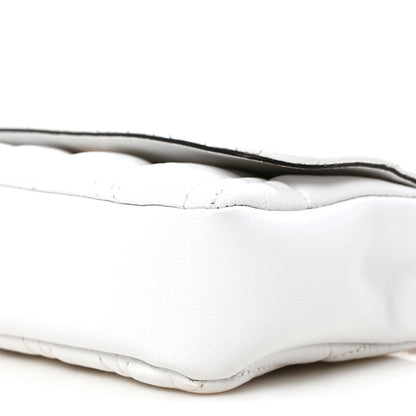 Versace Nappa Quilted Virtus Evening Bag White 10 of 10