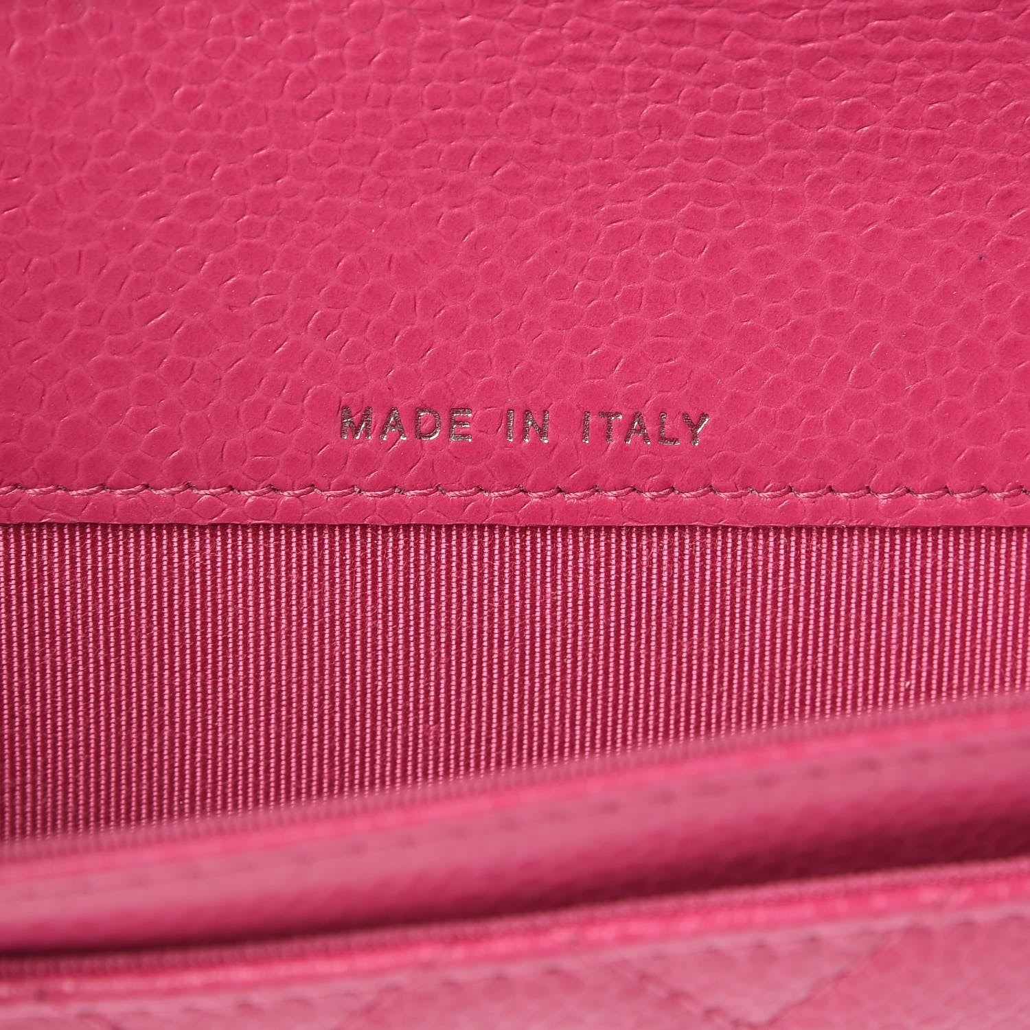 Chanel Caviar Quilted CC Card Holder Pink 6 of 9