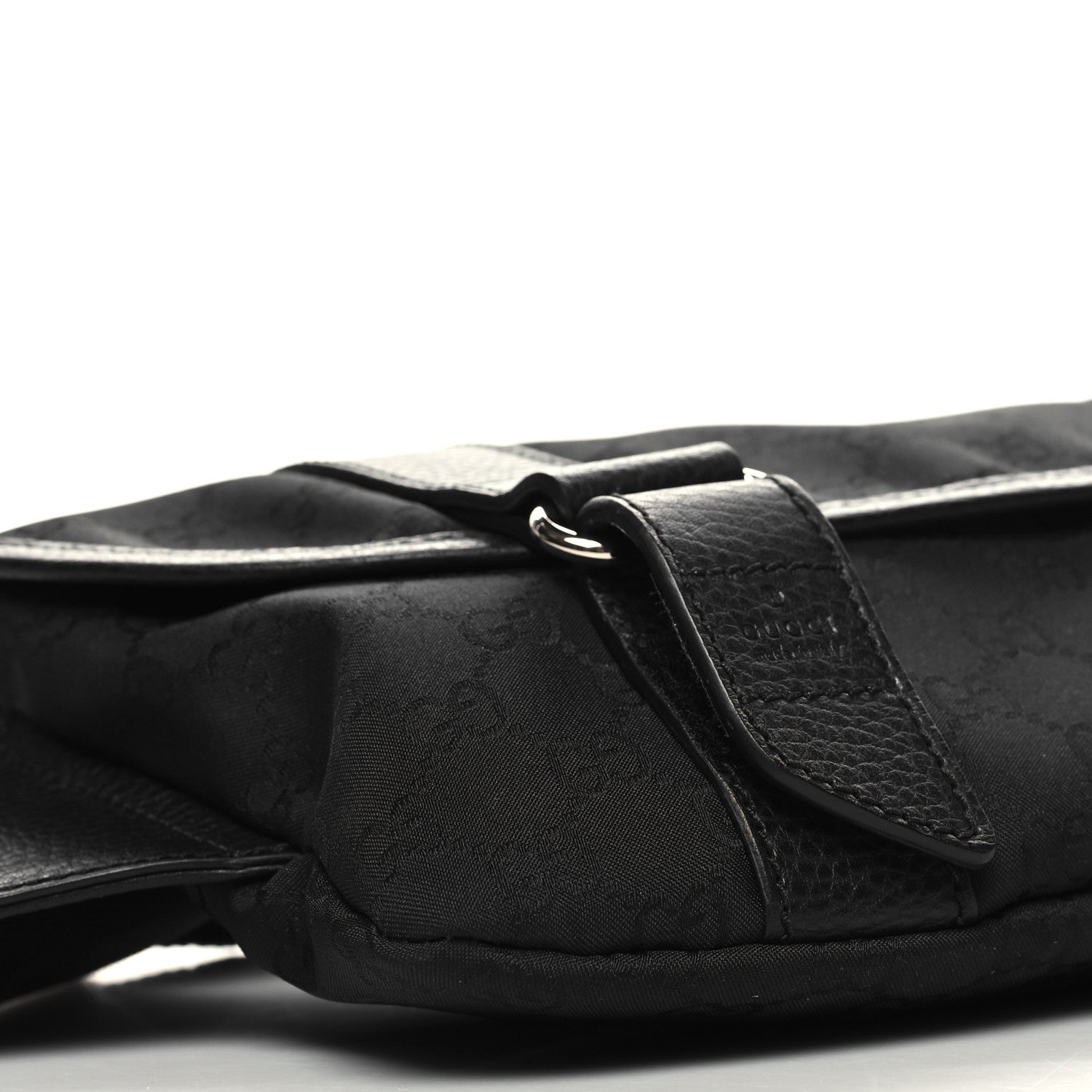 Gucci Monogram Waist Belt Bag Black 9 of 10