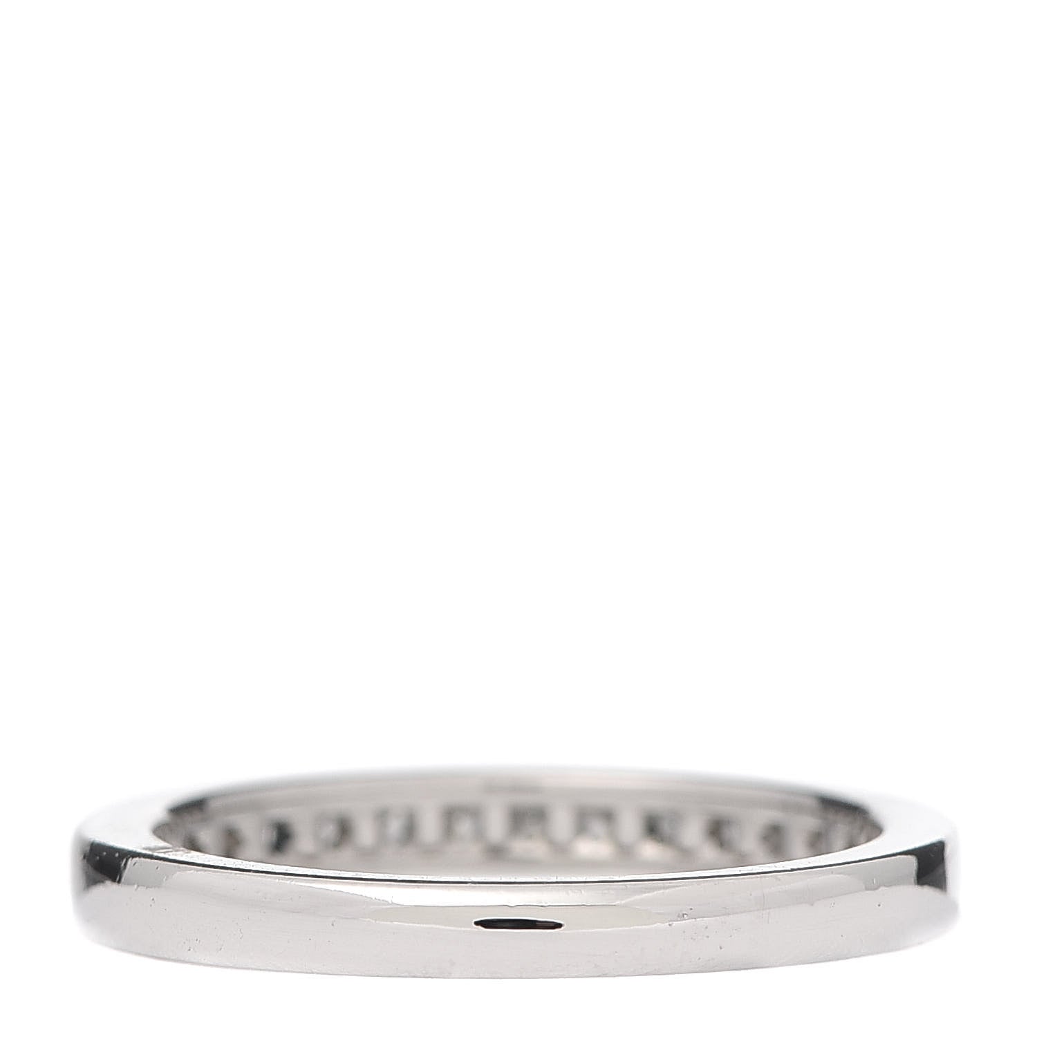 Tiffany Platinum Diamond 2.5mm Wedding Band Ring 52 6 3 of 5