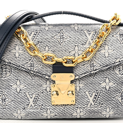 Louis Vuitton Monoglam Pochette Metis East West Blue 7 of 10