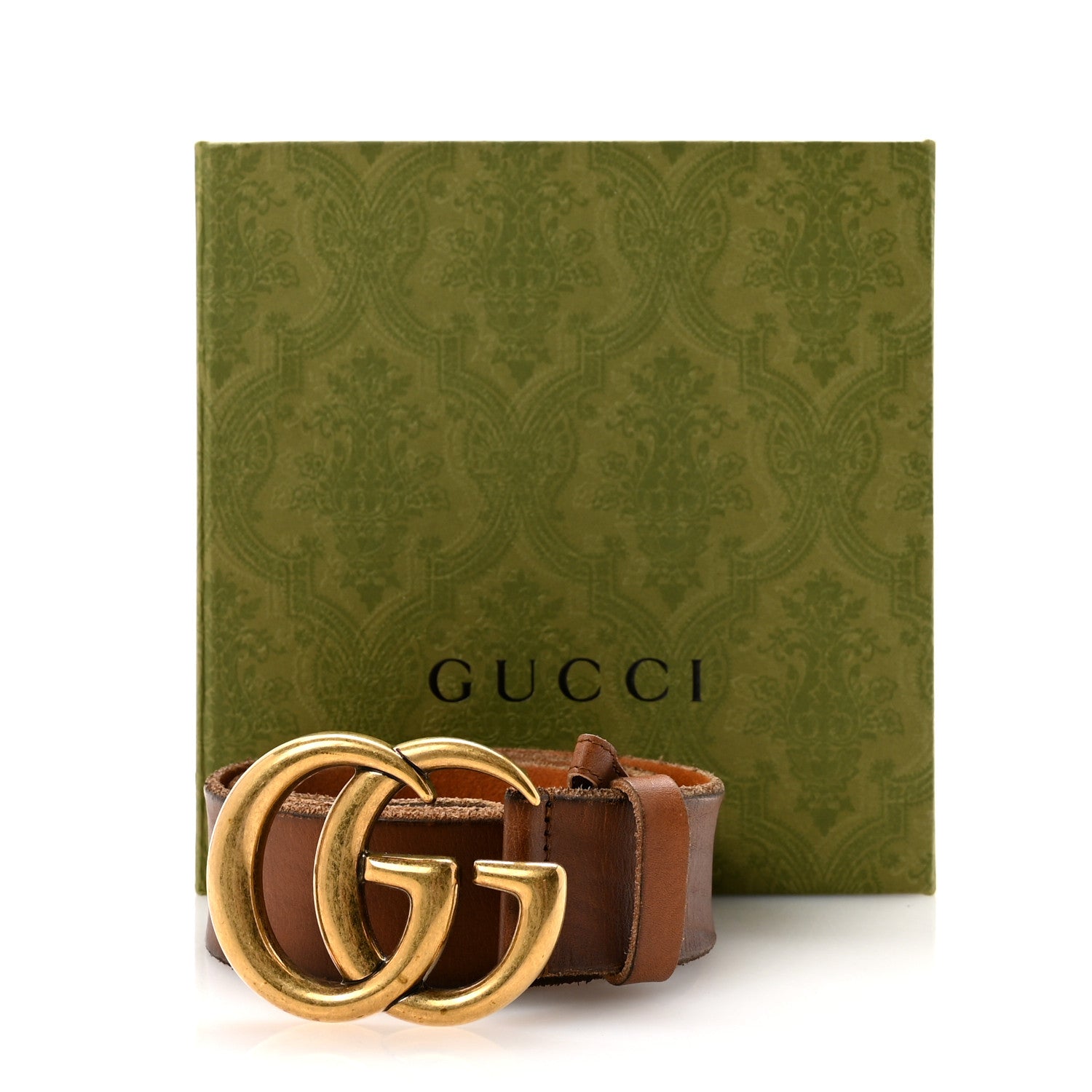 Gucci Faded Calfskin Double G 40mm Belt 105 42 Cuir 6 of 6