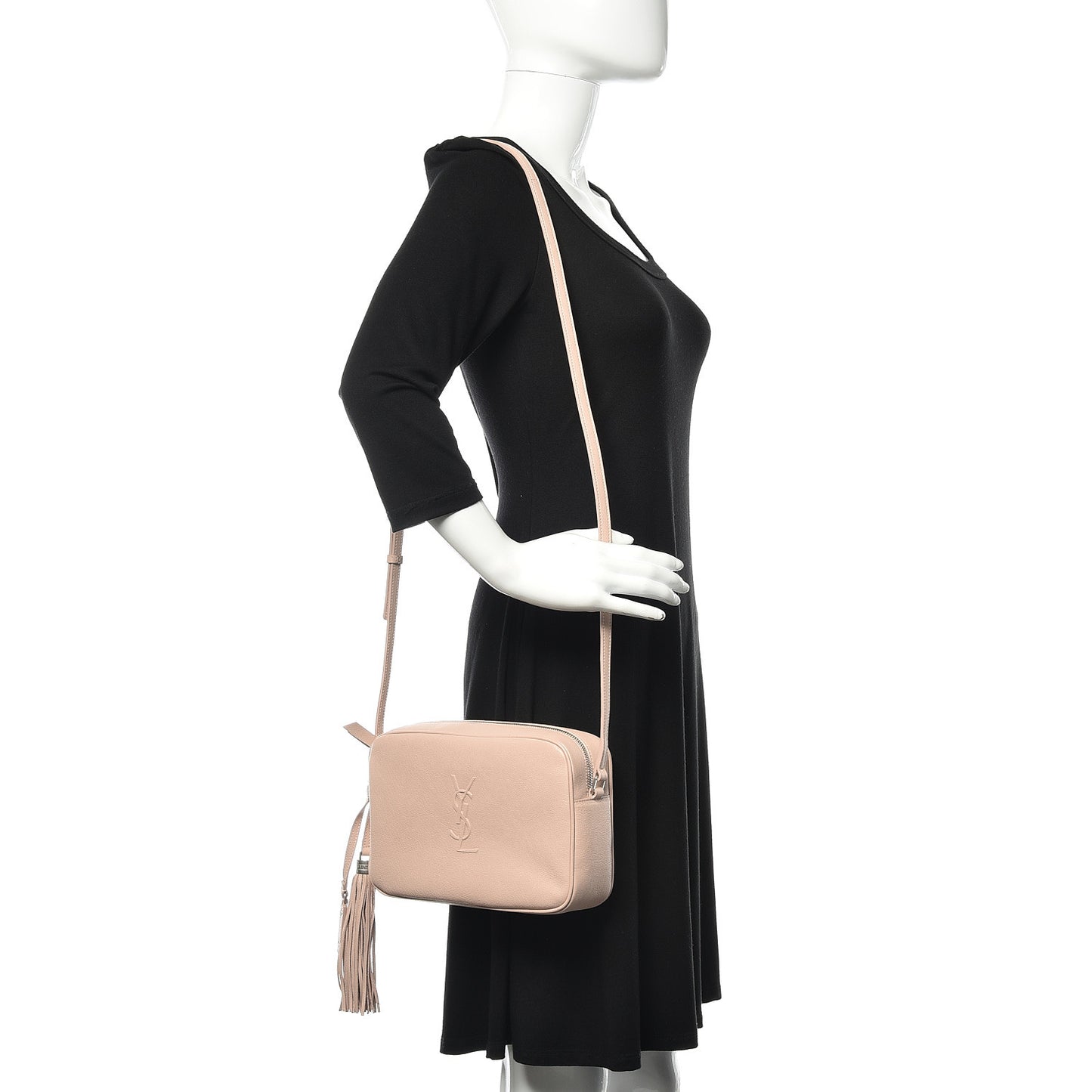 Lambskin Monogram Small Lou Camera Bag Marble Pink