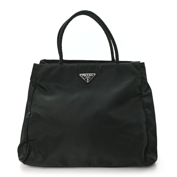 PRADA Tessuto City バッグ 黒 Prada Tessuto Nylon City Tote Bottiglia 1887606 – FASHIONPHILE