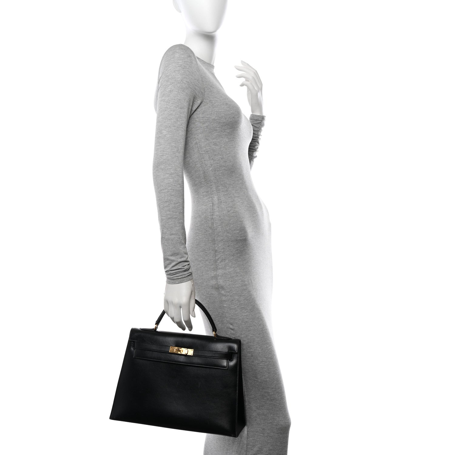 Hermes Box Kelly Sellier 32 Black 2 of 16