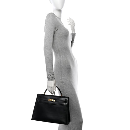 Hermes Box Kelly Sellier 32 Black 2 of 16