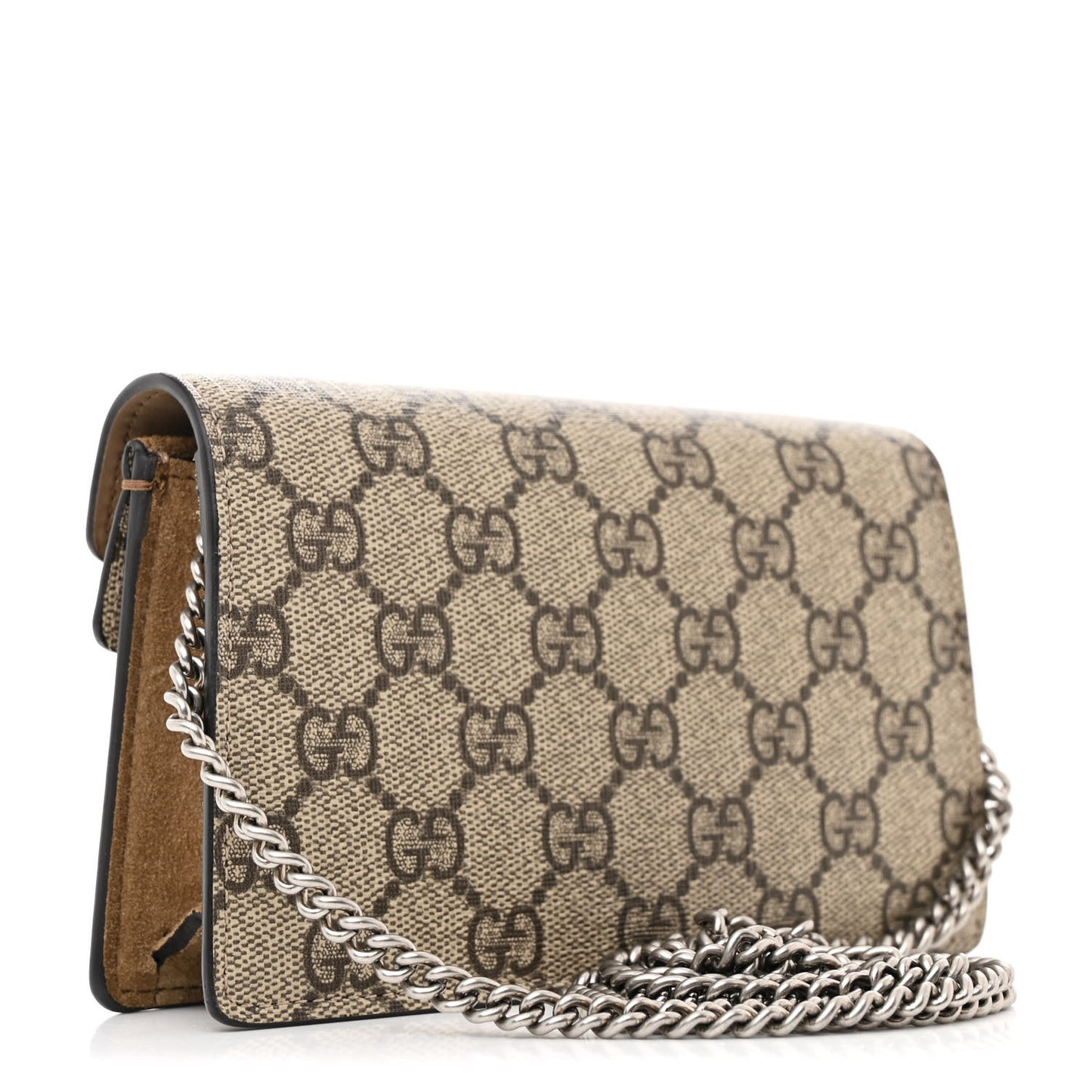 GG Supreme Monogram Super Mini Dionysus Shoulder Bag Taupe