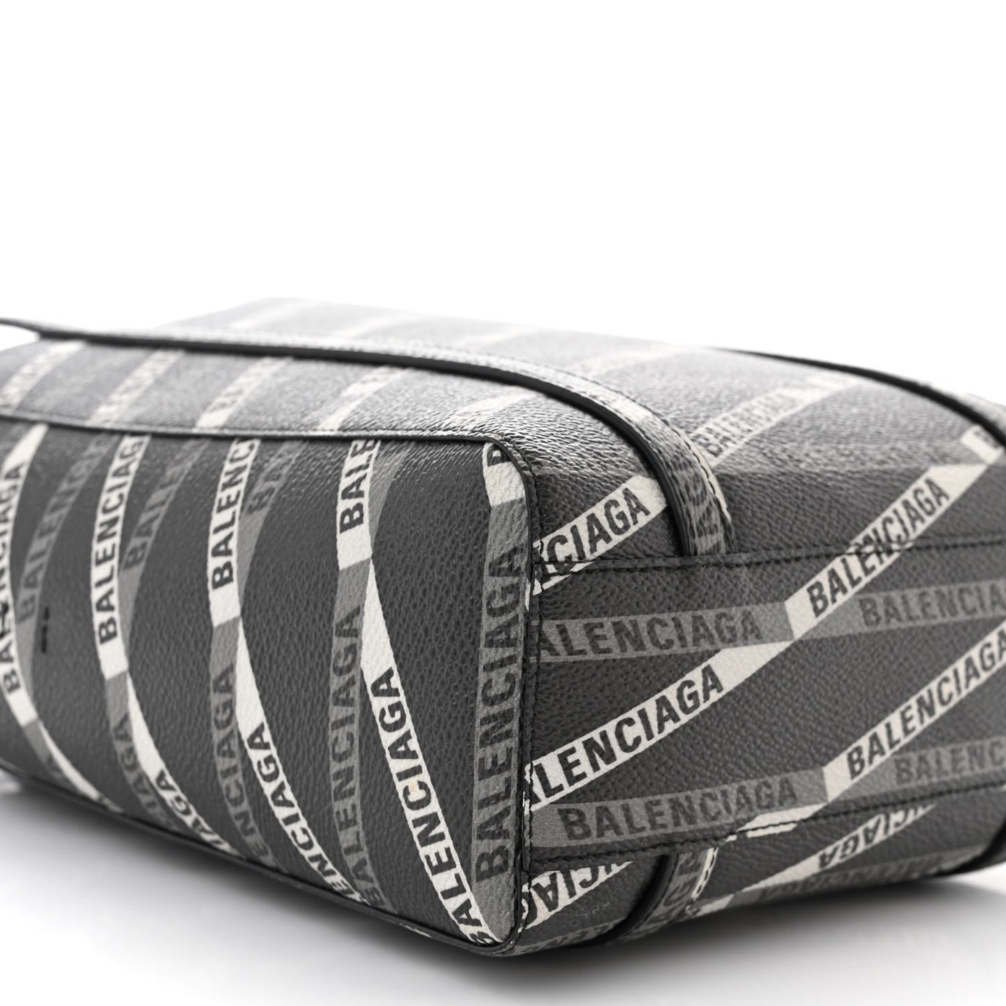 Coated Canvas Losange Monogram XXS Tote Black Grey
