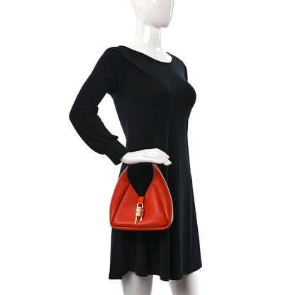 Givenchy Textured Calfskin Mini G Hobo Orange 2 of 9