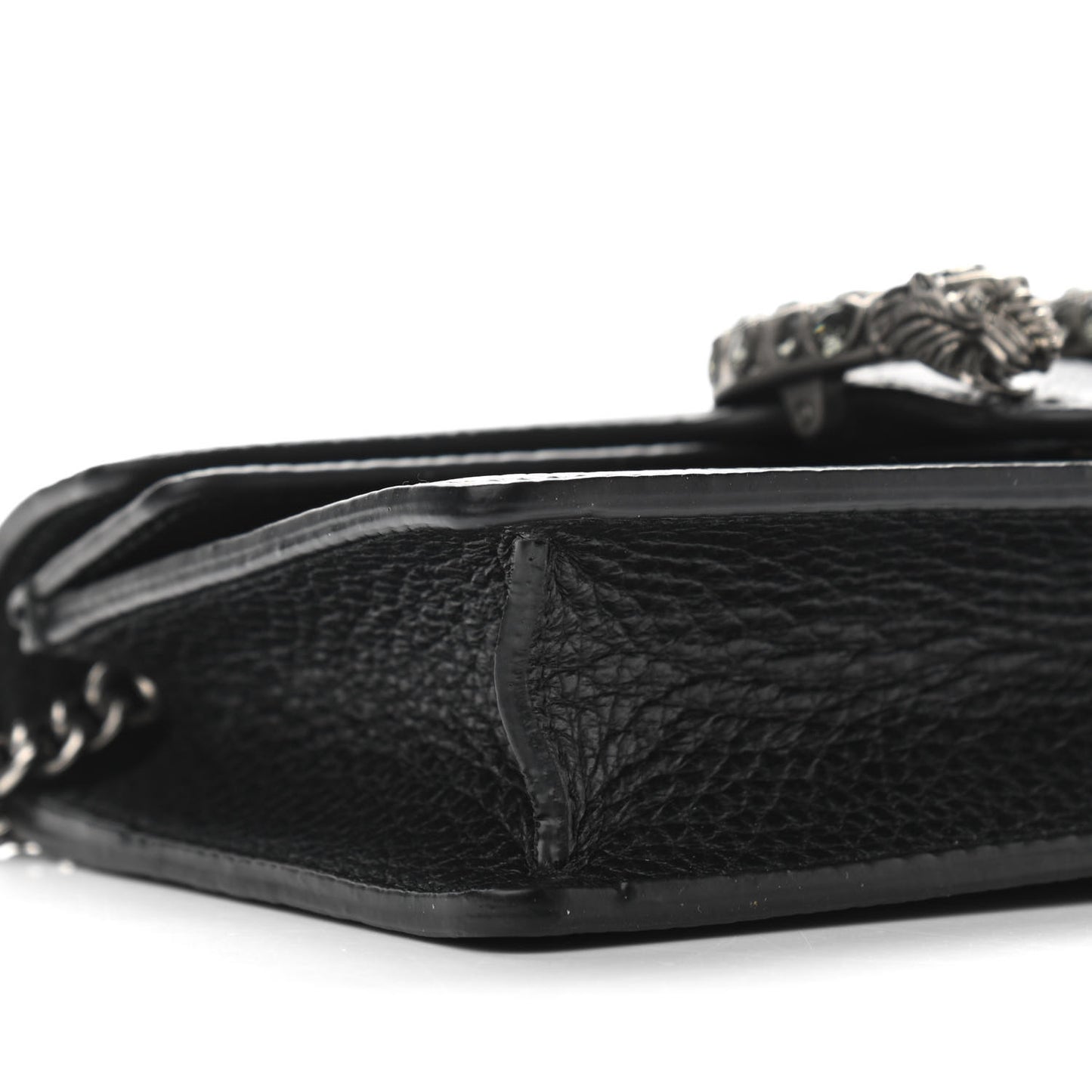 Calfskin Super Mini Dionysus Shoulder Bag Black