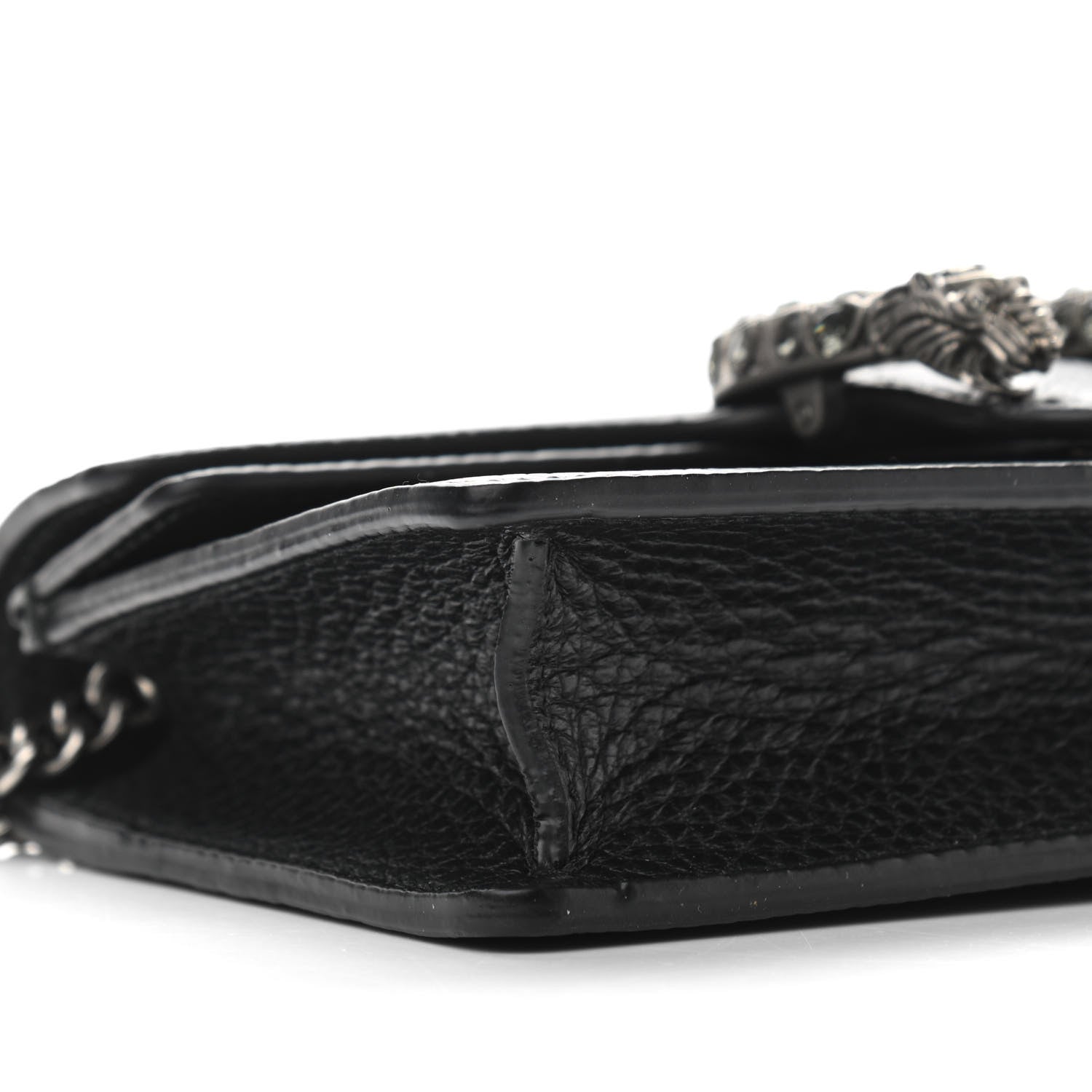 Gucci Calfskin Super Mini Dionysus Shoulder Bag Black 8 of 10