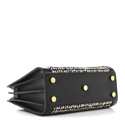 Saint Laurent Tweed Houndstooth Nano Sac De Jour Black 3 of 14