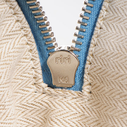 Hermes Taurillon Clemence Victoria II 35 Blue Jean 10 of 17