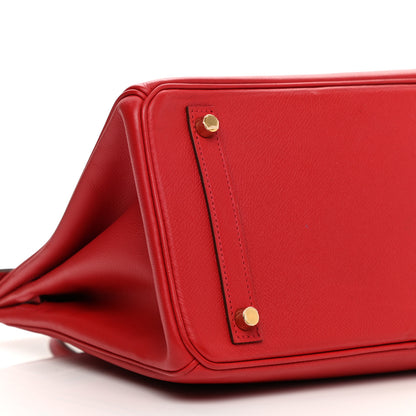 Hermes Epsom Birkin 30 Rouge Casaque 9 of 10
