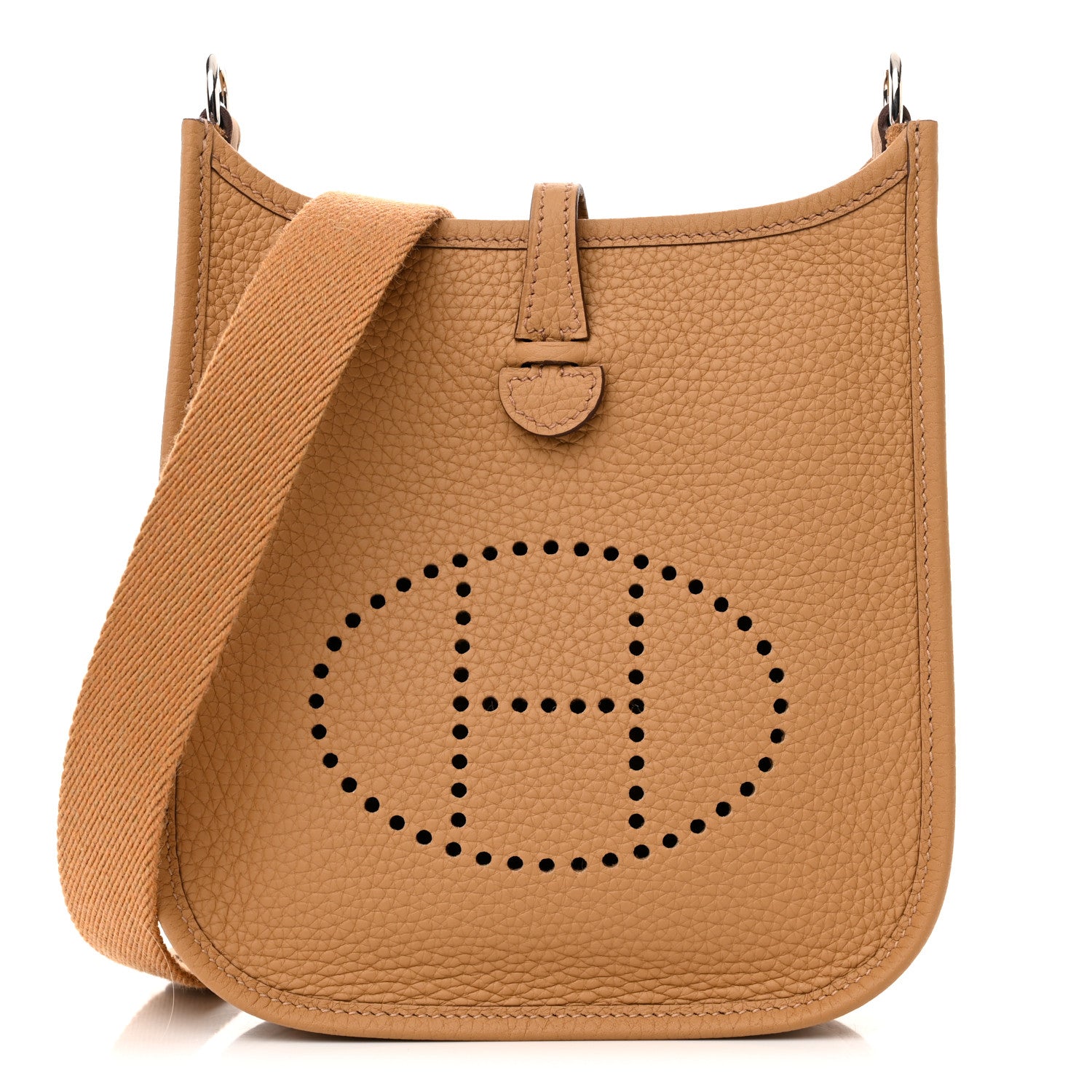 Hermes Taurillon Clemence Evelyne TPM Biscuit 1 of 11