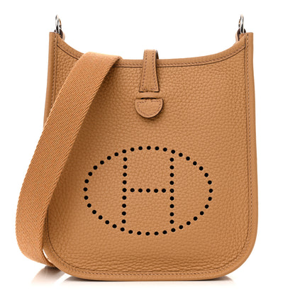 Hermes Taurillon Clemence Evelyne TPM Biscuit 1 of 11