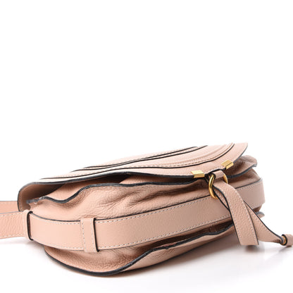 Chloe Calfskin Medium Marcie Round Crossbody Bag Blush Nude 4 of 10