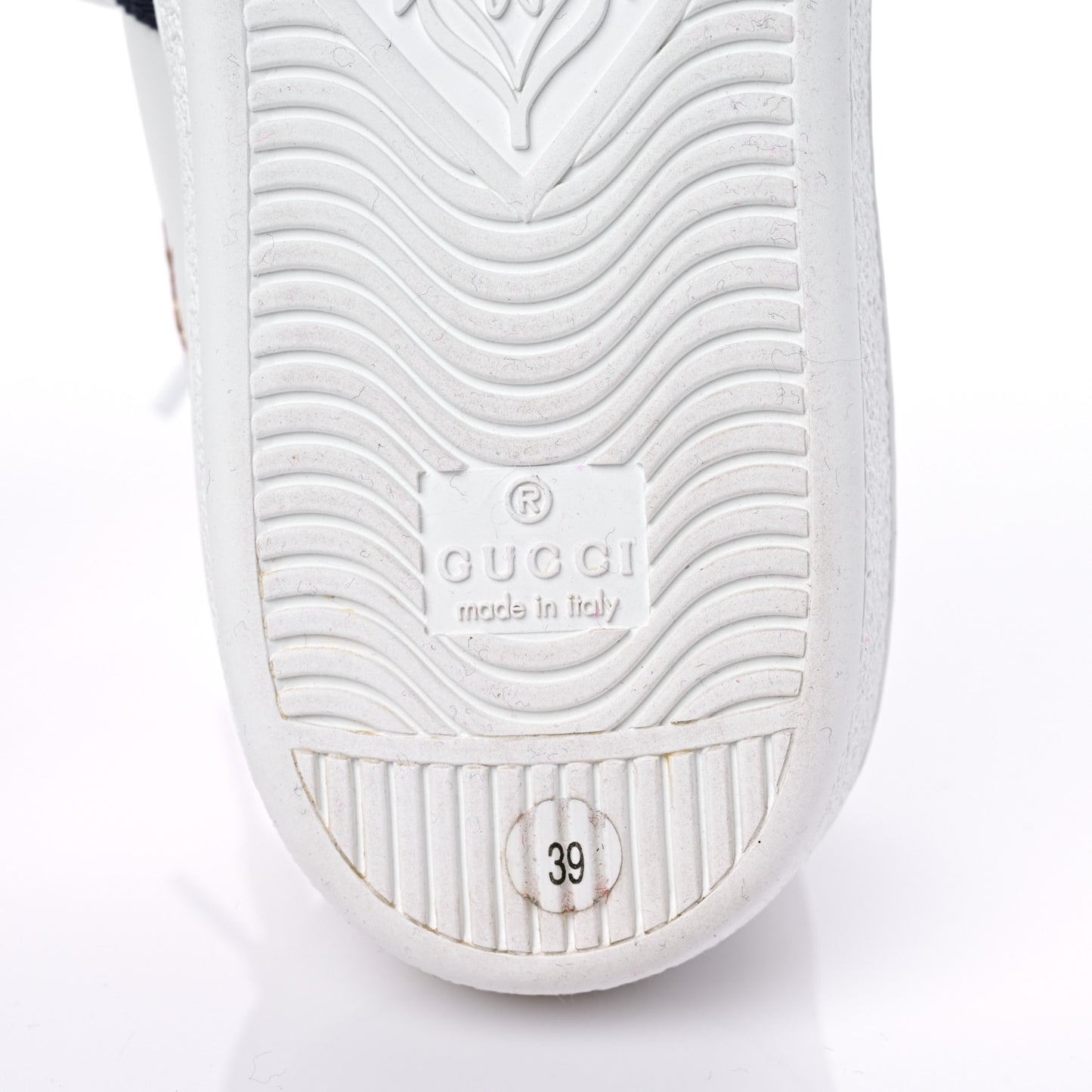 Calfskin Bee Star Embroidered Sylvie Web Ace Sneakers 39 White